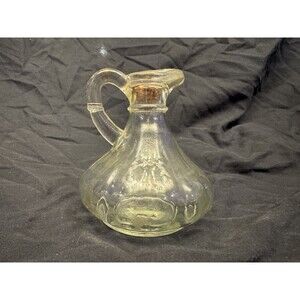 Vintage Glass Cruet with Cork